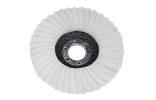 flat t27 felt flap disc fan shape