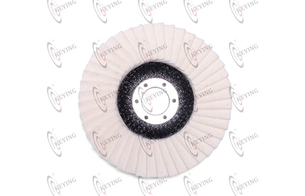 flat t27 felt flap disc fan shape